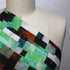 100% Linen - 'Geo Painterly' Green *Remnant 3.1m (**SEE DESCRIPTION) Was $129 Now $77